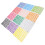12 Stück Bügelbuchstaben - 12 Farben, Hitzetransfer 1