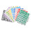 12 Stück Bügelbuchstaben - 12 Farben, Hitzetransfer 8