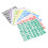 12 Stück Bügelbuchstaben - 12 Farben, Hitzetransfer 15