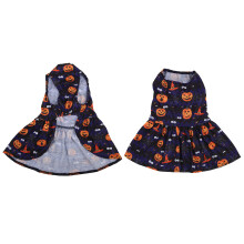 Haustier-Halloween-Rock, leuchtende Farben, Polyester, Größe M