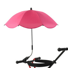 Stuhlschirm mit Klemme 78x66 cm 387 g rosenrot