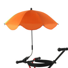 Orangener Stuhl-Sonnenschirm mit Klemme 78x66 cm UPF50+