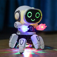 Sechs Klauen Roboter Spielzeug Blauer Kunststoff Tanzend Elektrisch