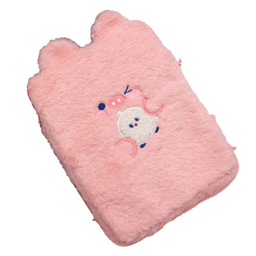 Plüsch-Tablet-Tasche für Mädchen, rosa, leichtes Etui 1