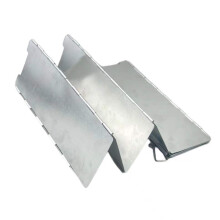 Paravientos para estufa de aluminio, plegable, portátil