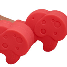 Roter Elefant Baby-Trainingslöffel Silikon & Stahl