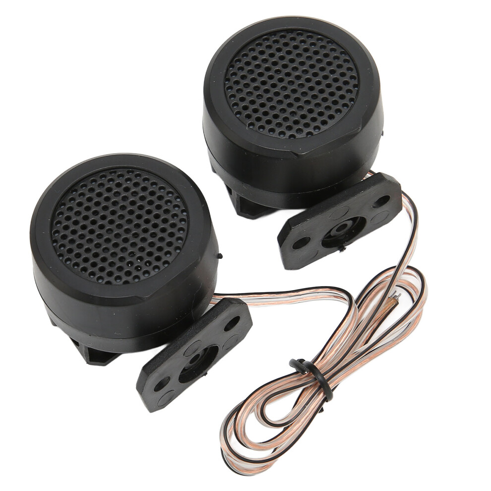 2Pcs Car Dome Tweeter 500W 4 Ohm Built In Capacitor Great Sound Quality Car Loudspeaker Black 5081321051006