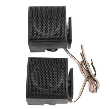 Dome-Hochtöner 2 Stück, 500 W 4 Ω Schwarz Car Audio