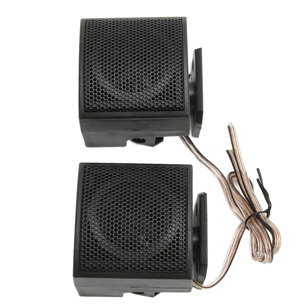2Pcs Dome Tweeter Vehicle Speaker 500W 4Î© Loudspeaker Universal For Car Audio Systems Black 7891321051016