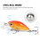45 mm 3,5 g Mini-Crankbait TARUOR Köderfarbe 1-5 4