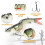 TARUOR 140 mm 8-Segment-Schwimmköder 26 g - Farbe A-J 1