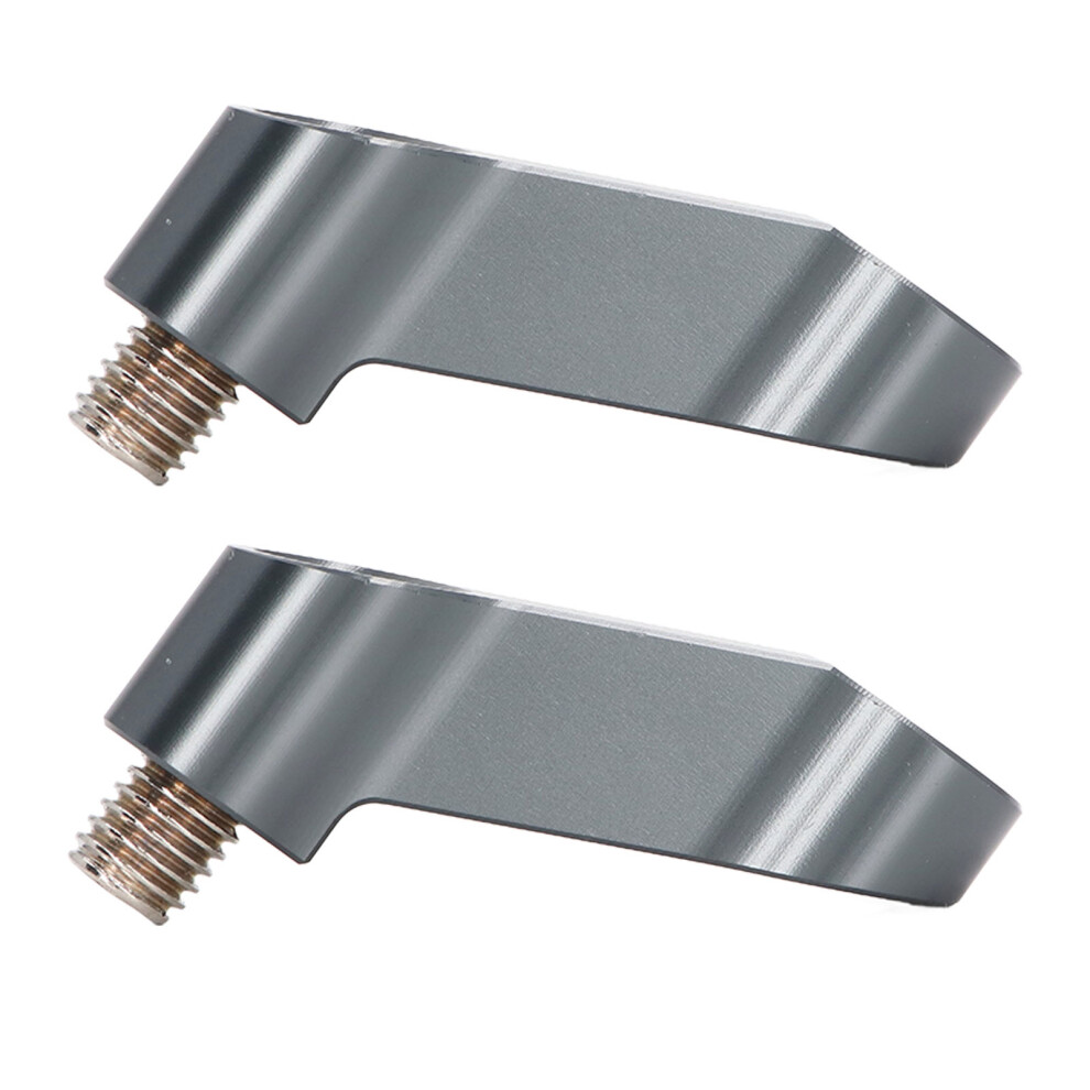 1 Pair 10Mm/0.39In Motorcycle Mirror Mount Riser Extender Adapter Replacement For Nmax 155 125 2015Â2022 Grey 4621321050787