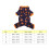 Hund Halloween-Kleidung Größe M, Polyester, bunt 3