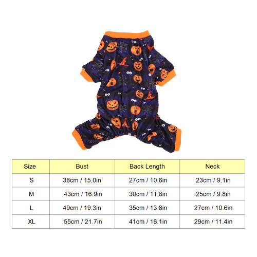 Hund Halloween-Kleidung Größe M, Polyester, bunt 2