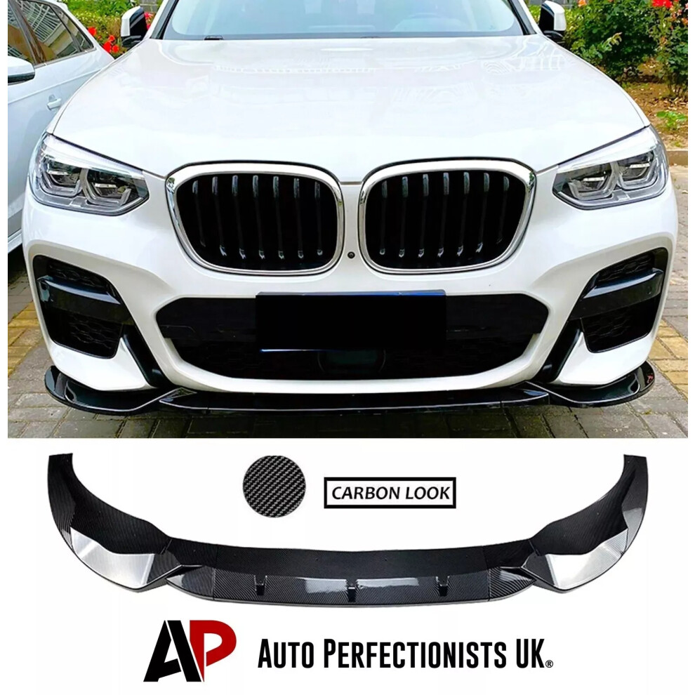 For Bmw X4 G02 Pre-Lci Front Splitter Spoiler Lip M Sport 2018-21 5061072663963