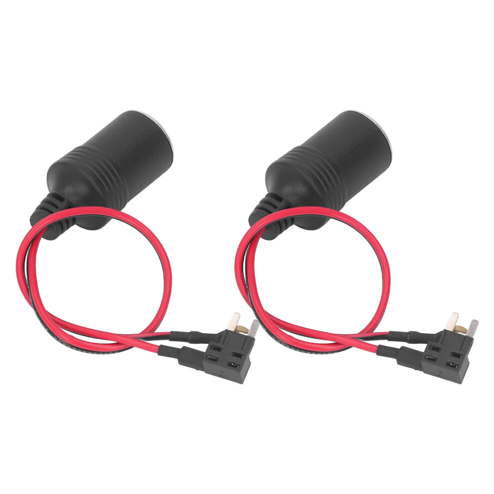 2Pcs Cigarette Lighter Female Socket Dc 12Â24V 8A 30Cm Length Cigar Lighter Connector For Car Motorcycle Boat 6921321054555