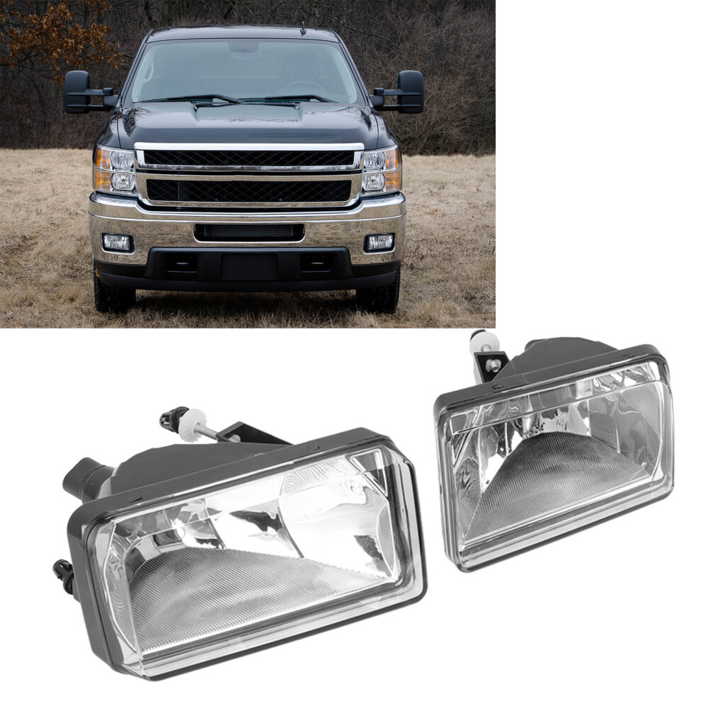1 Pair Front Bumper Fog Lights Car Accessories Replacement For Avalanche Silverado 1500 2500Hd 3500Hd 3621321058098