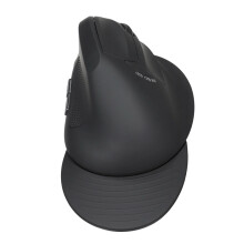 Ratón vertical inalámbrico 2.4G negro 800-1200DPI