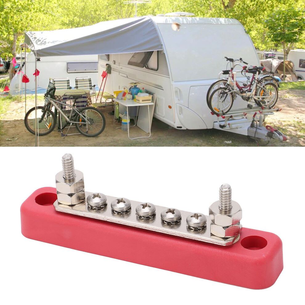 5 Terminal Power Distribution Block Bus Bar For Circuit Modification 48Vdc 100A High Current 4651321060448