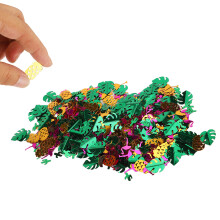5er-Pack 150 g Flamingo-Konfetti aus Aluminiumfolie Dekoration