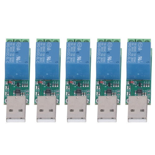 5 piezas Módulo de relé 1 canal PCB de cobre 5V