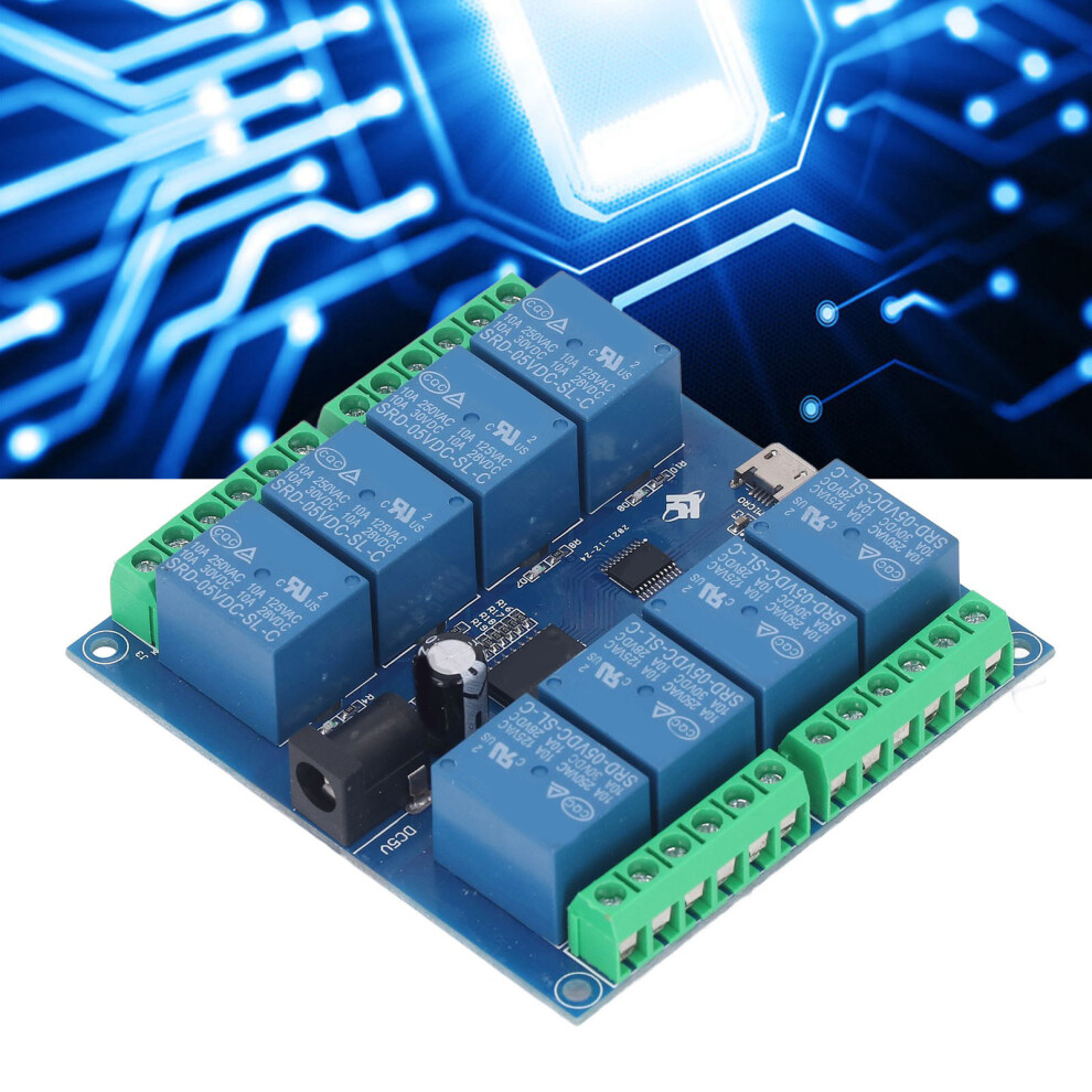 Usb Drive Free Relay Module 8 Channel 5V Stable Intelligent Control Relay Board For Mechatronics 5041321061382