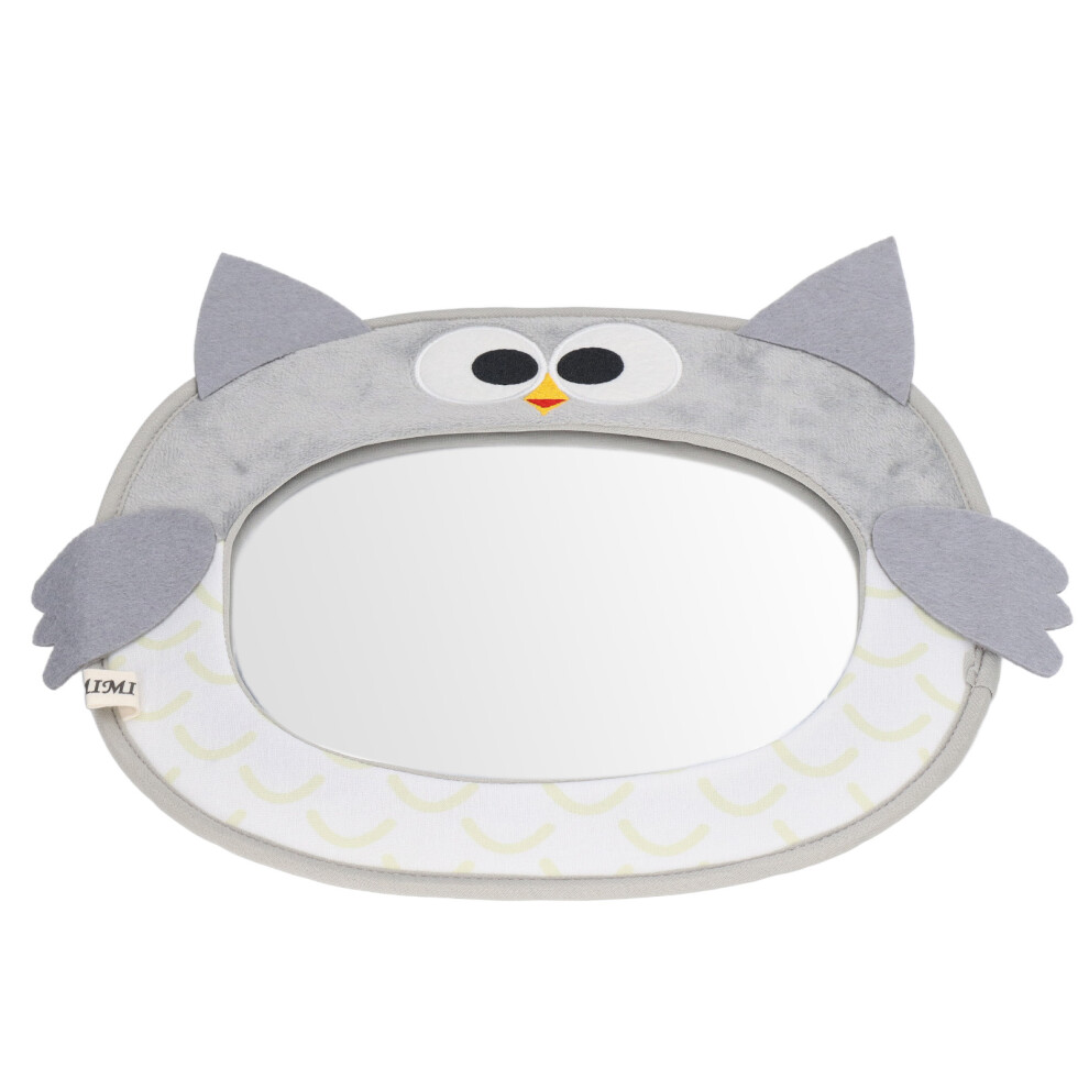 Baby Car Mirror Cartoon Baby Safety Seat Viewing Mirror Acrylic Car Baby Backseat Rearview Mirror Car Decoration Owl