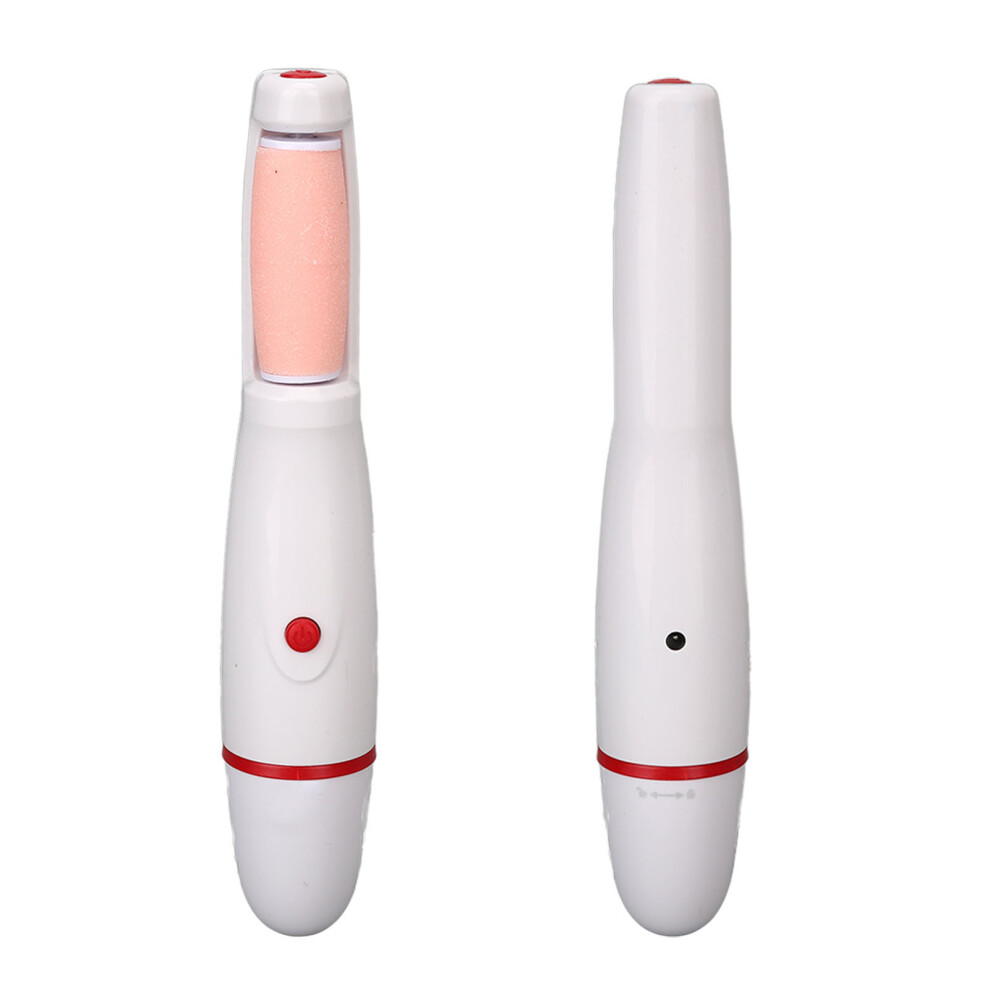Red Usb Foot Grinder Nano Glass Automatic Chargeable Gentle Foot Lasting Power Callus Remover For Corns