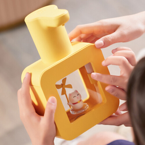 Dispensador automático con sensor FortuneCat 400 ml amarillo 2