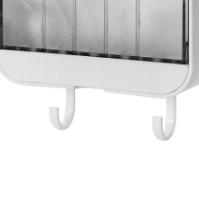 Punch-Free 130g doppellagiger Seifenhalter weiß