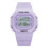 Reloj deportivo LED morado luminoso impermeable 2