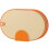 Beidseitiges Kunststoff-Schneidebrett 3er-Set Orange 2