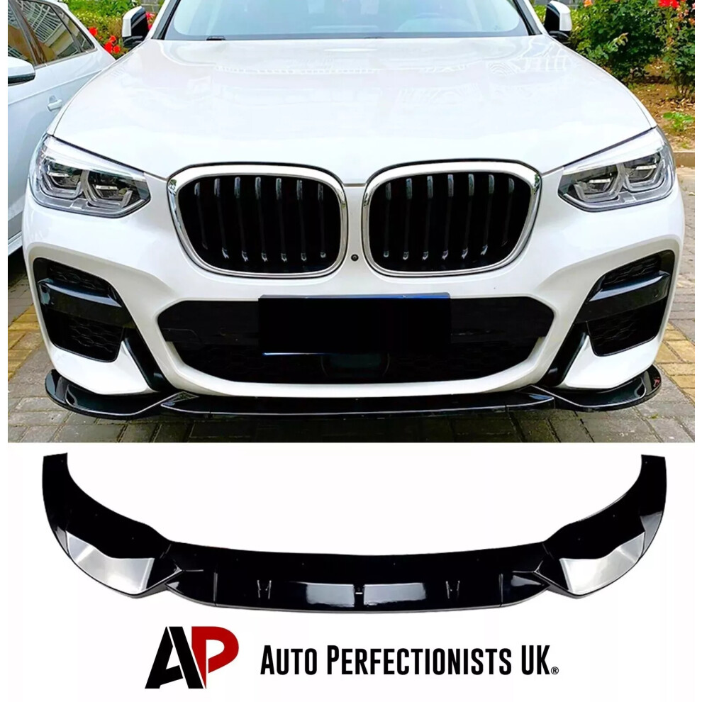 For Bmw X3 G01 Pre-Lci Front Splitter Spoiler Lip M Sport 2018-21 5061072663956