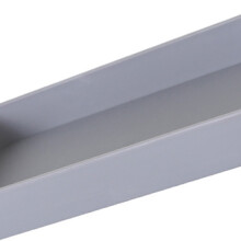 Graue Stecktafel-Wandorganizer, bohrfreie selbstklebende Platte, 160g