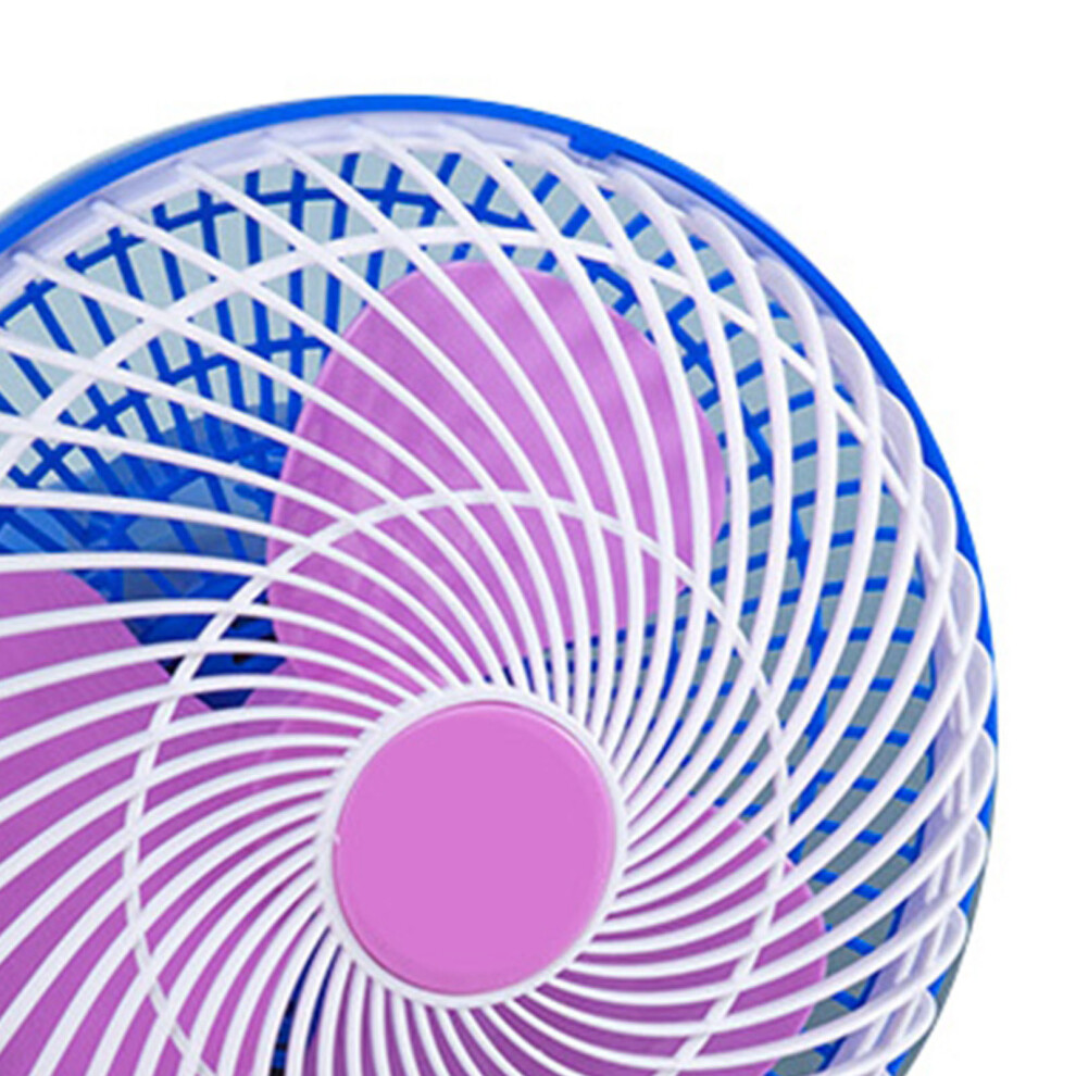 Mini Desktop Electric Fan 3 Blade Automatic Moving Head Portable Quiet Fan for Office Bedroom Type 2-image-OPC-PHVBB5J-NEW