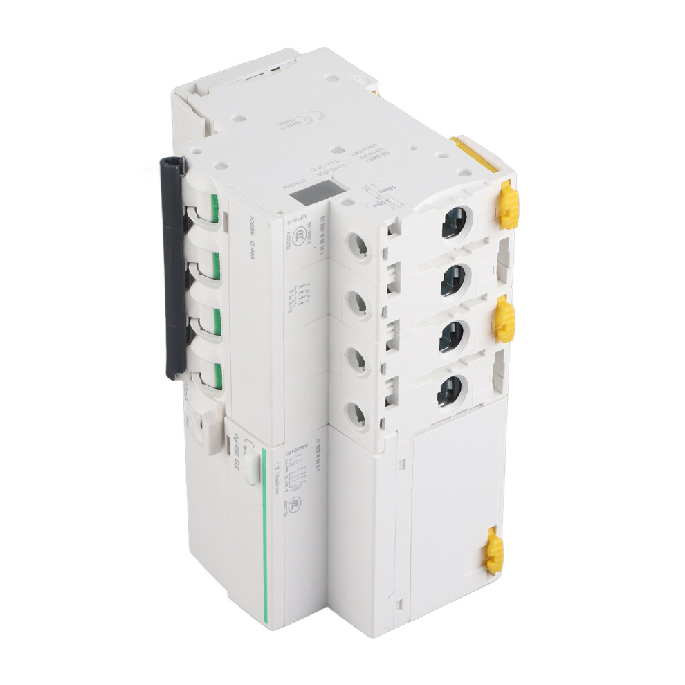 Miniature Circuit Breaker Pa66 Flame Retardant Shell 4P And N Circuit Breaker With Leakage Protection Accessory Ac400v 16A 7601321066558