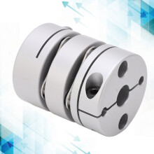 Motorwelle Doppelkupplung 40mm 8-10mm grau 17Nm