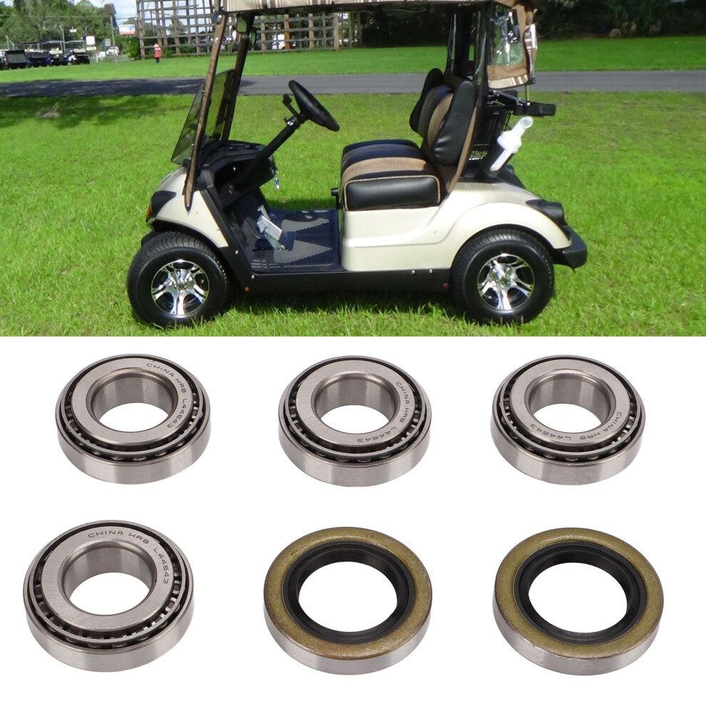 Front Wheel Hub Bearings Seal Kit 50892 G1 Golf Cart Rebuild Replacement for EâZâGO TXT Gas Electric-image-OPC-PHVBFVJ-NEW