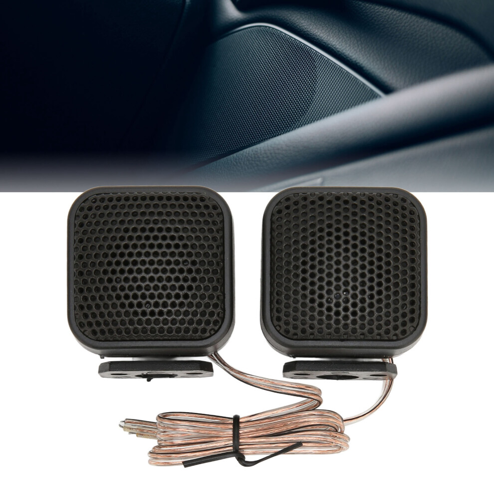 2 Pcs Car Tweeters 105Db 500W Interior Stereo Audio Loudspeaker For Sound System Black 4641321067936