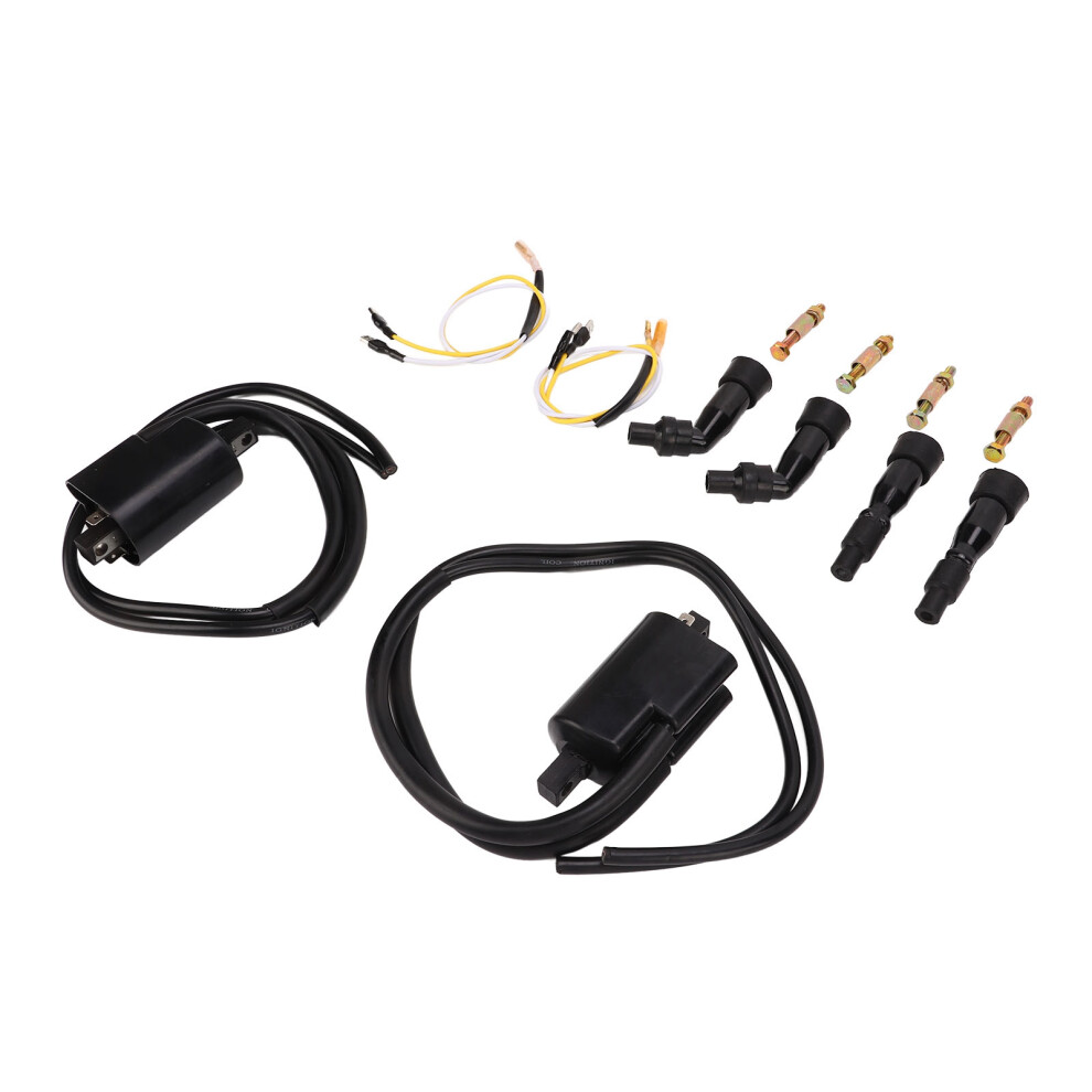 2Pcs Ignition Coils 30501Â300Â003 With Spark Plug Caps Replacement For Cb750k Cb750a Cb750f 8461321069954