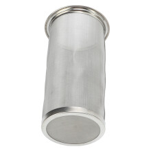 Filtro de malla de acero inoxidable para infusión fría con junta 8x15 cm para té y café