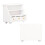 Pure White Edge Mini-Badschrank 8,2  6,5  3,8 cm 7