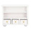 Pure White Edge Mini-Badschrank 8,2  6,5  3,8 cm 2