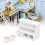 Pure White Edge Mini-Badschrank 8,2  6,5  3,8 cm 16