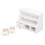 Pure White Edge Mini-Badschrank 8,2  6,5  3,8 cm 13