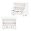 Pure White Edge Mini-Badschrank 8,2  6,5  3,8 cm 9