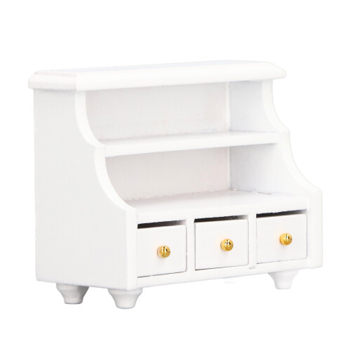 Pure White Edge Mini-Badschrank 8,2  6,5  3,8 cm