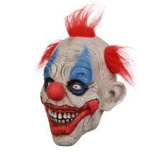 Cubierta facial de payaso espeluznante natural 12*25*28cm 250g