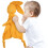 Baby-Komfort Hasen-Plüschdecke 53  23 cm 50 g 2