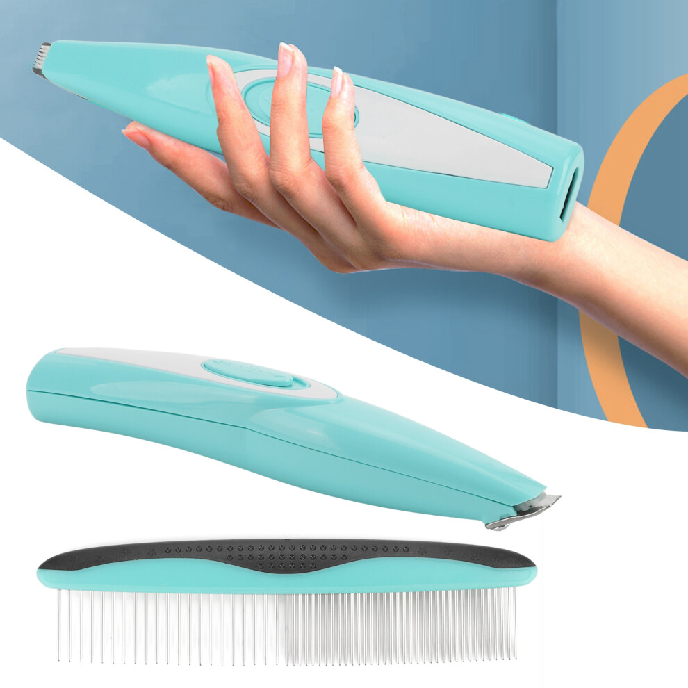 Pet Paw Trimmer Multipurpose Painless Quiet Low Vibration Rechargeable Hidden File Pet Comb Electric Dog Paw Fur Trimmer